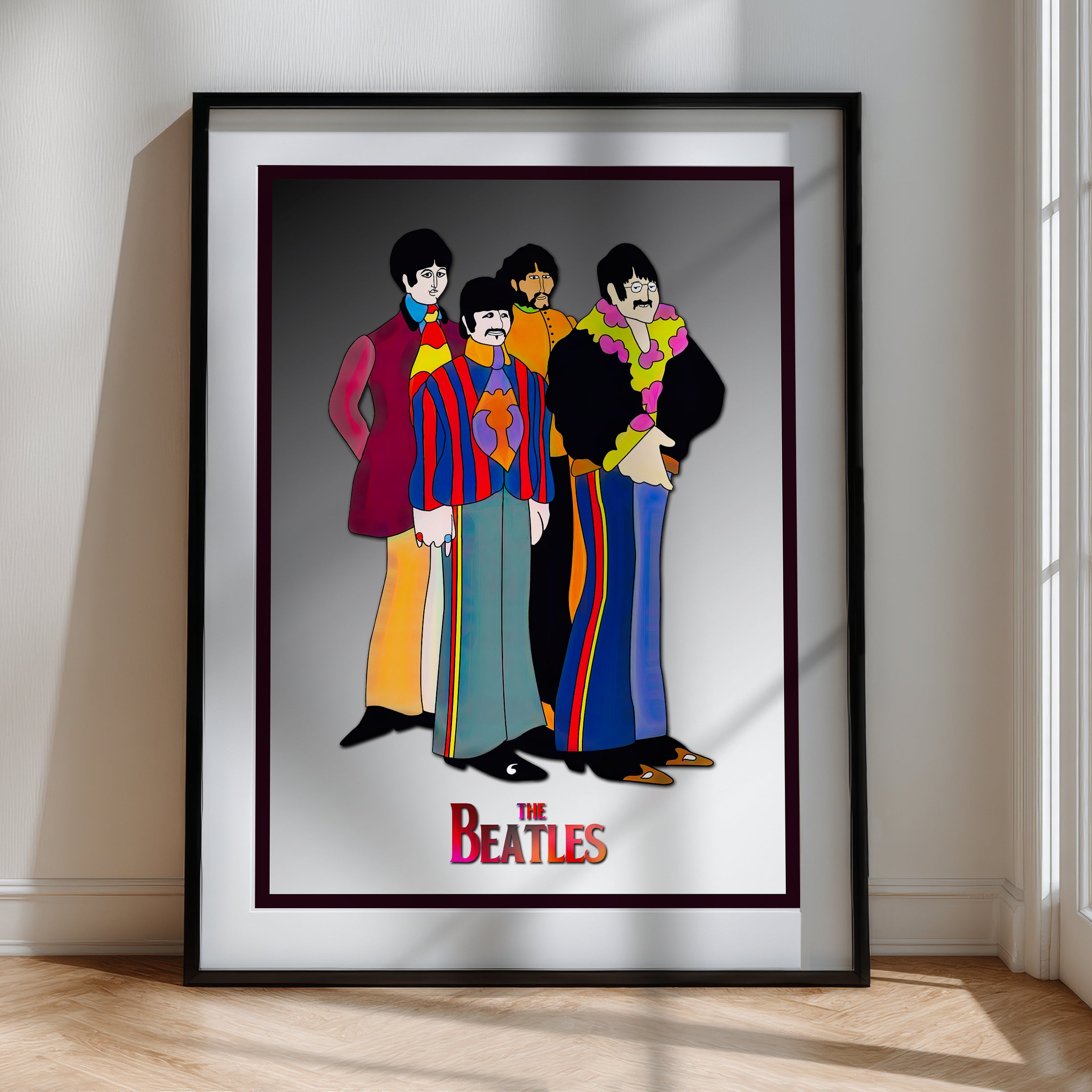 The Beatles - Yellow Submarine Lennon McCartney - Three Framed Print Options EXCLUSIVE