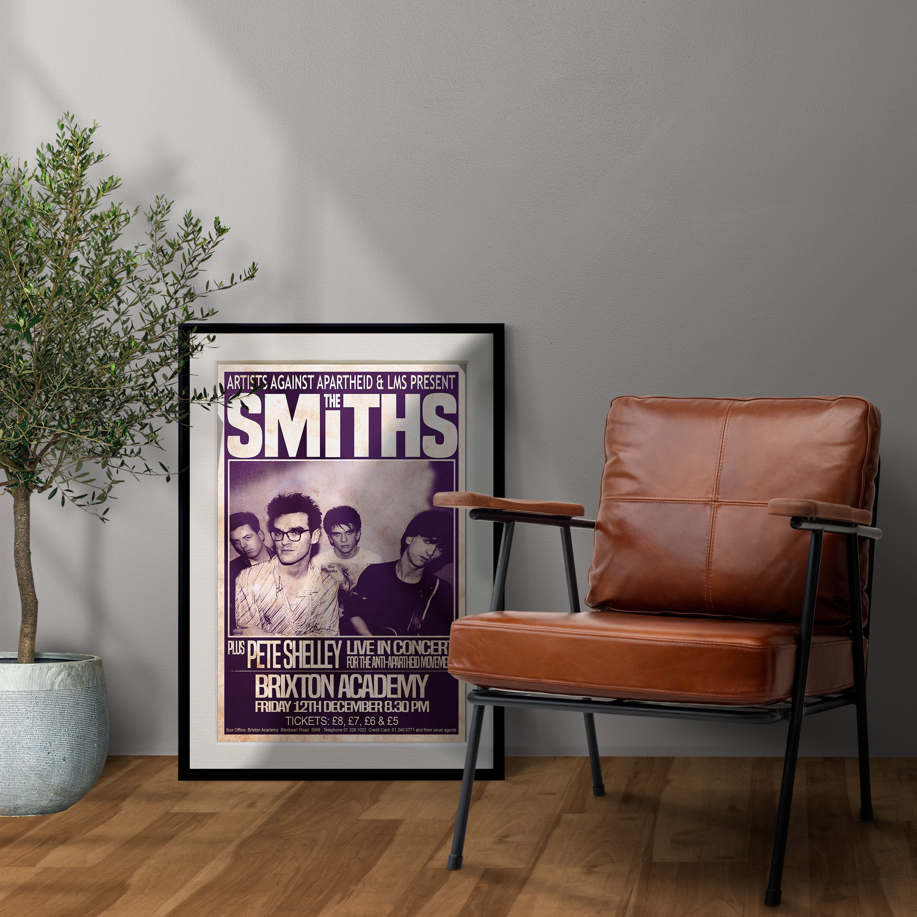 The Smiths 1986 The Final Concert Poster - Multi-Size Prints or THREE FRAMED Options