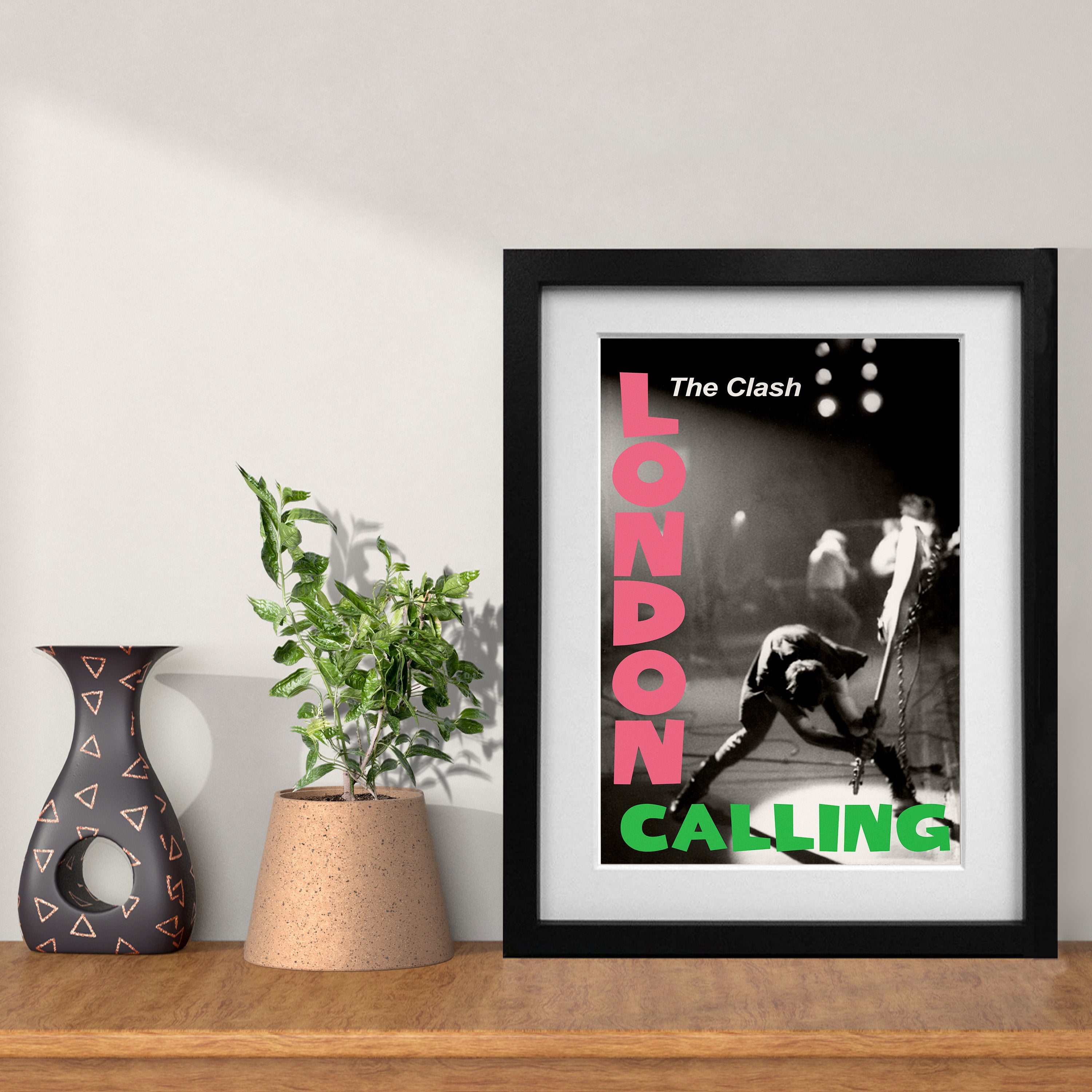 The Clash - London Calling Poster - Multi-Size Prints or THREE FRAMED Options