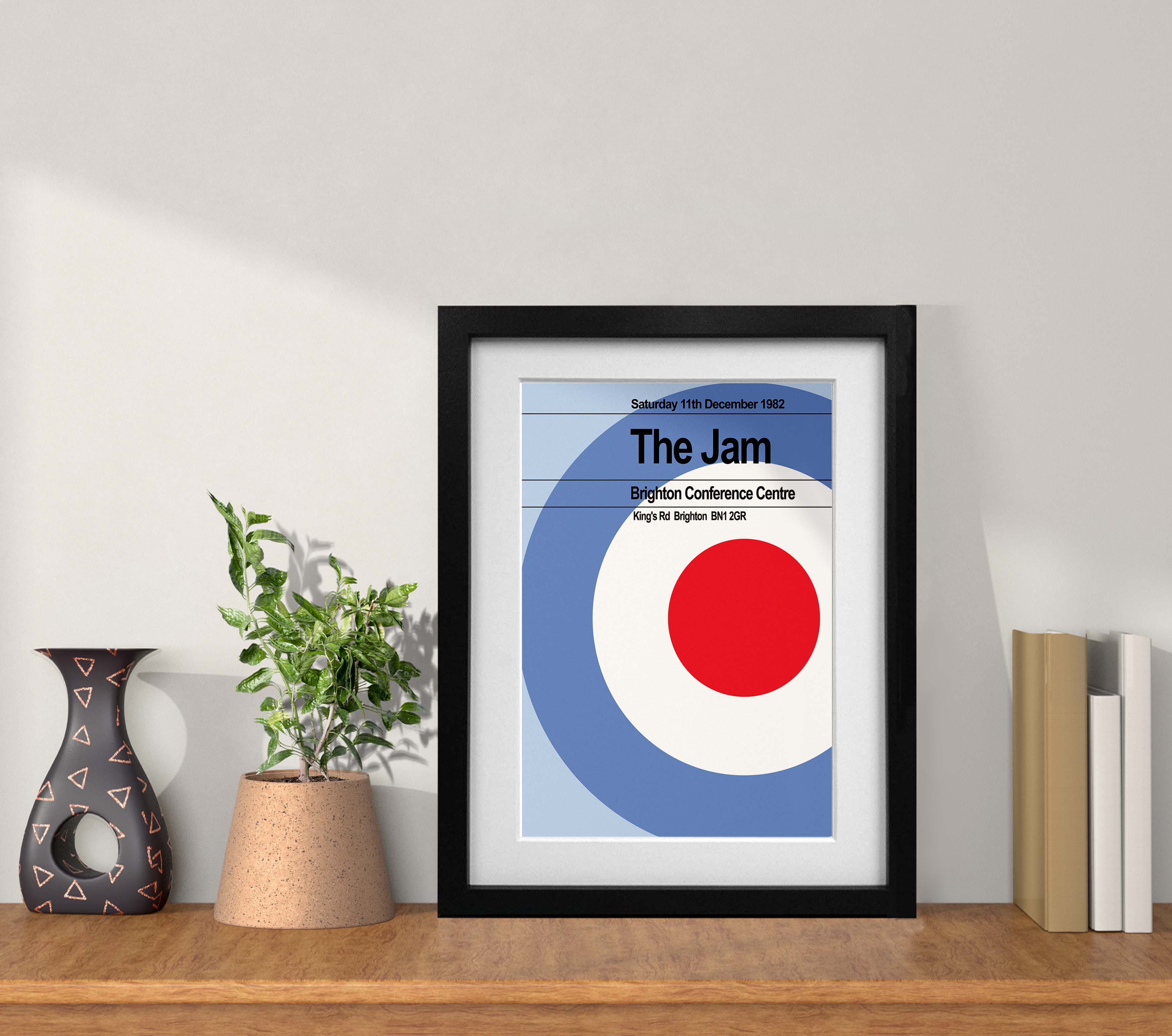 The Jam - Last Concert Poster Paul Weller - Multi-Size Prints or THREE FRAMED Options