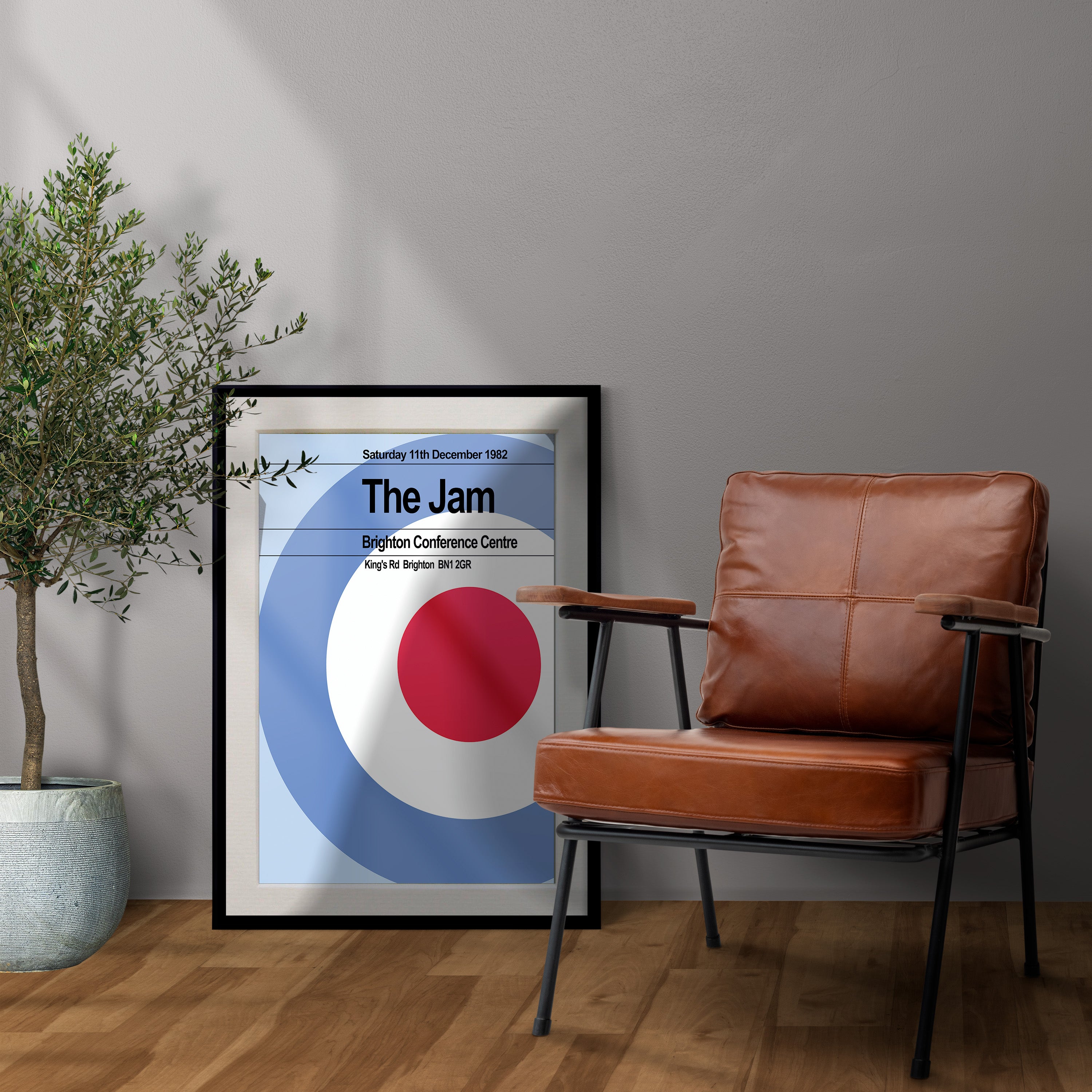 The Jam - Last Concert Poster Paul Weller - Multi-Size Prints or THREE FRAMED Options