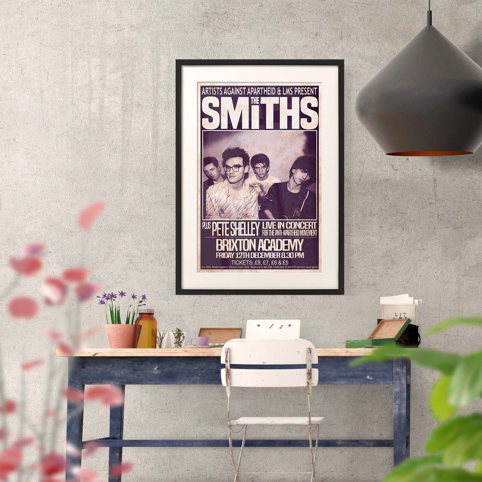 The Smiths 1986 The Final Concert Poster - Multi-Size Prints or THREE FRAMED Options