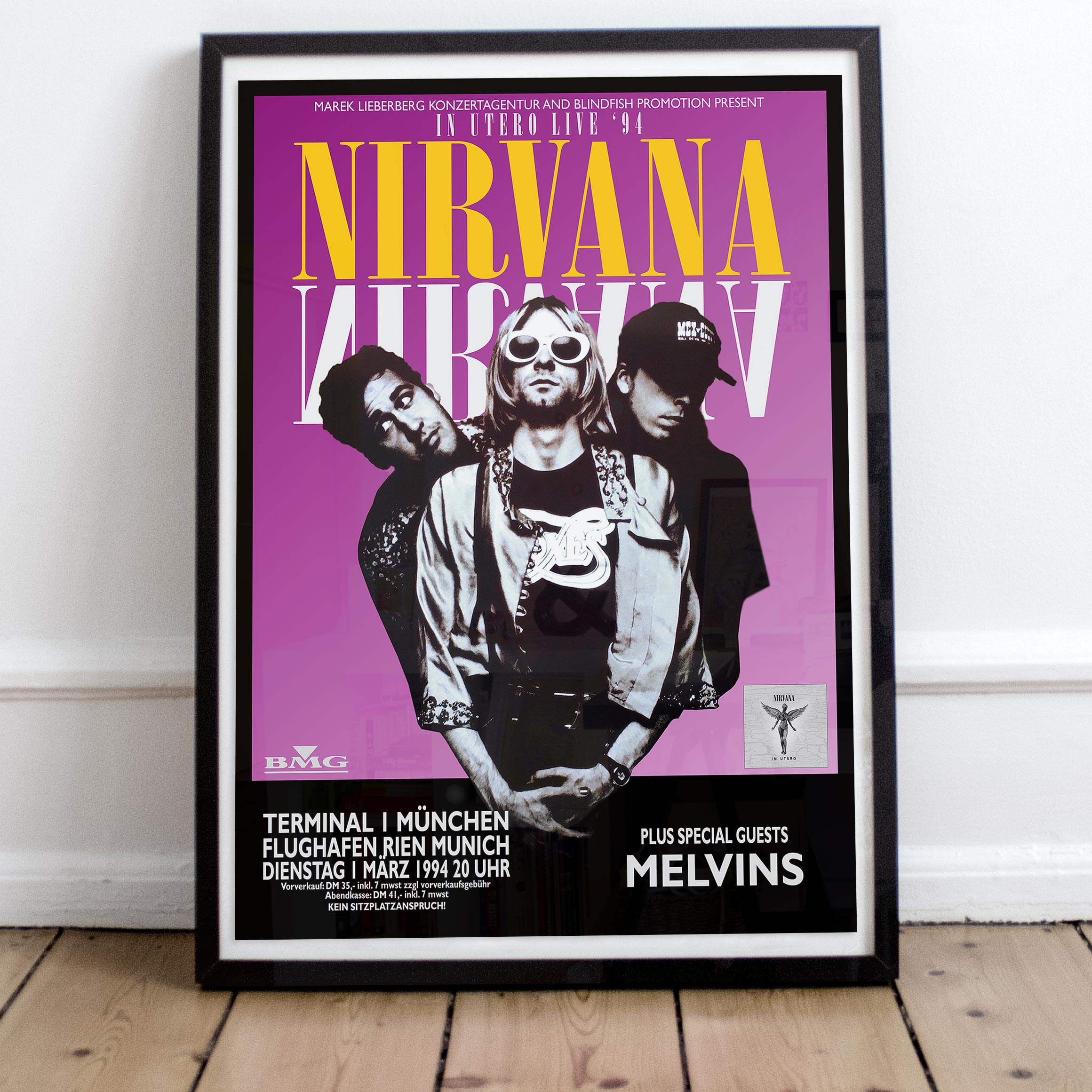 Nirvana The Last Concert 1994 Poster - Multi-Size Prints or THREE