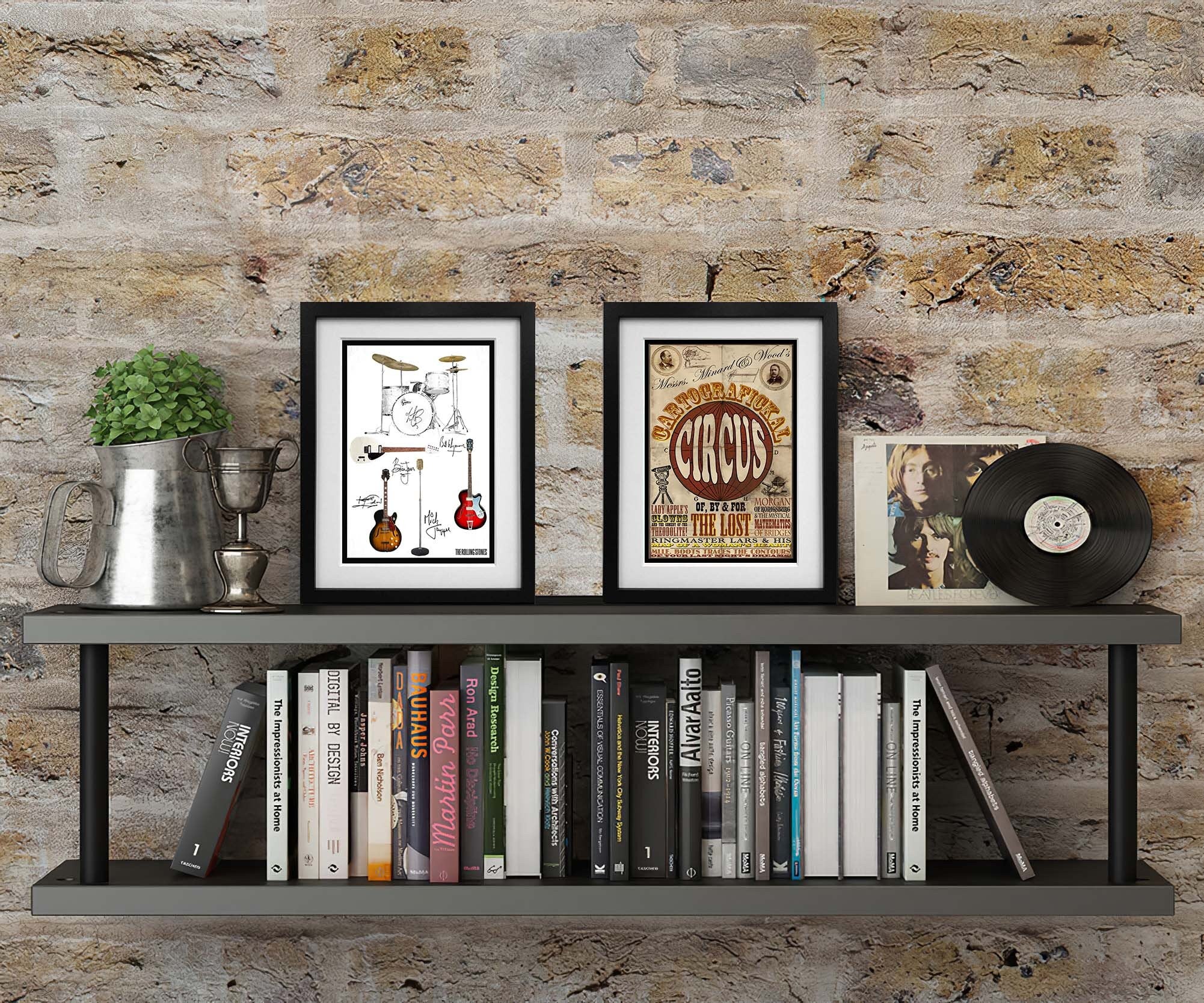 The Rolling Stones - Kit & Guitars Jagger Richards - Multi-Size Prints and Posters - UK and USA Options EXCLUSIVE